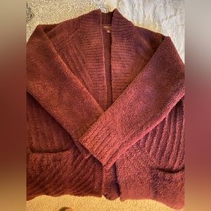 Barefoot Dreams Cozy Chic Ribbed Cardigan - Large